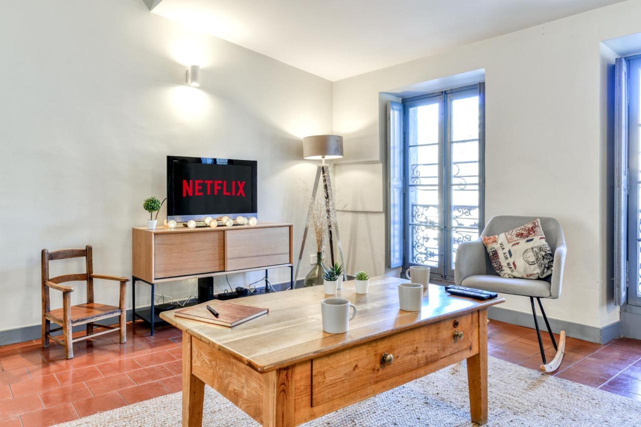 L'Escapade - Parking Gratuit - Wifi - Climatisation - Proche Cite - Tout Equipee Carcassonne Buitenkant foto